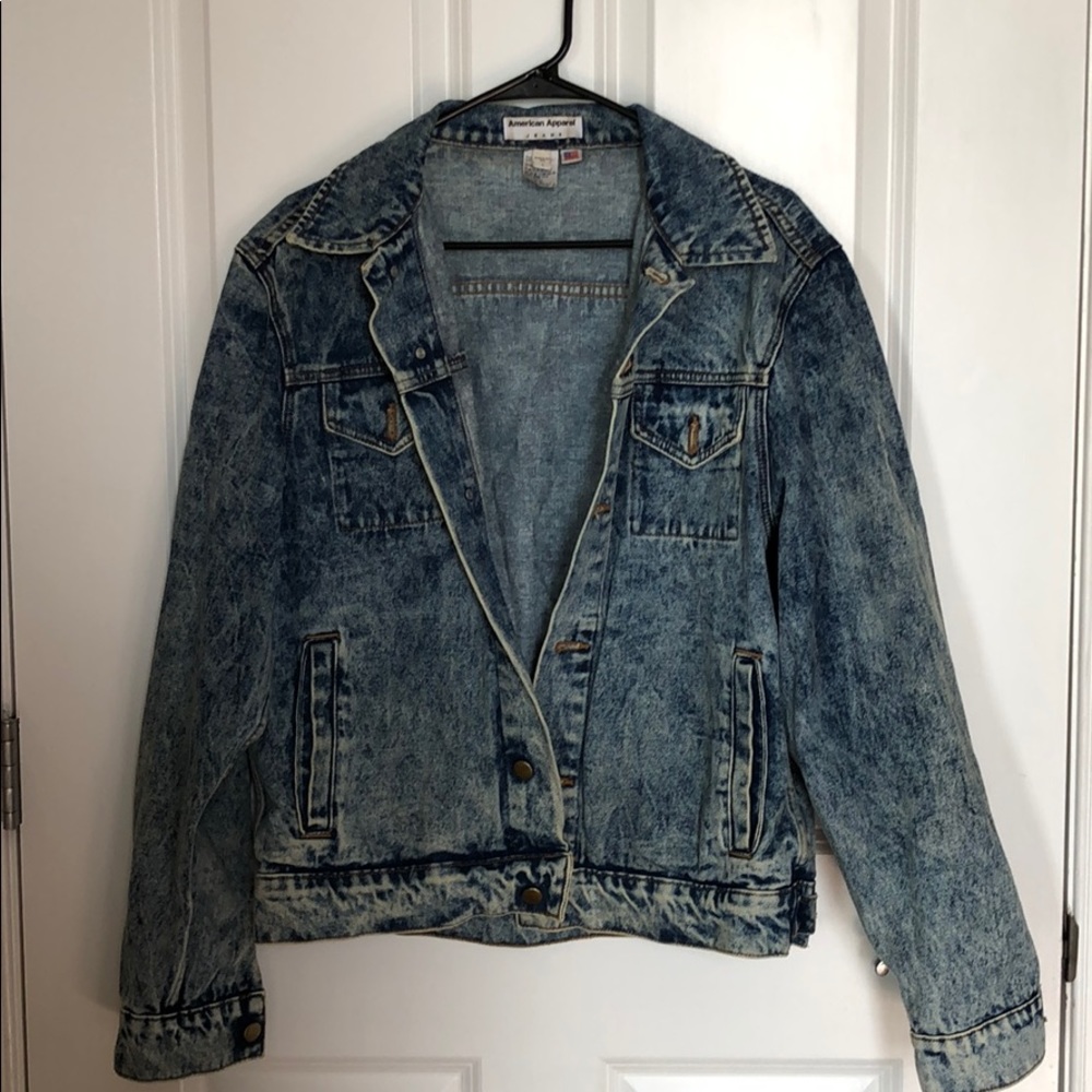 American apparel jean jacket